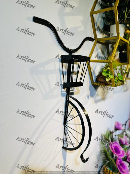 Bicycle shape flower stand