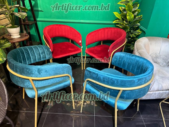 Soft Studio Velvet Restaurant and home chair