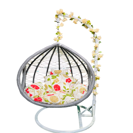 colour available - white,black,coffee,mix size avaiable - large & medium Description: Our swing chairs are crafted with precision and care, ensuring both durability and style. Customer Satisfaction: We prioritize your comfort and satisfaction above all else, offering top-notch customer support.