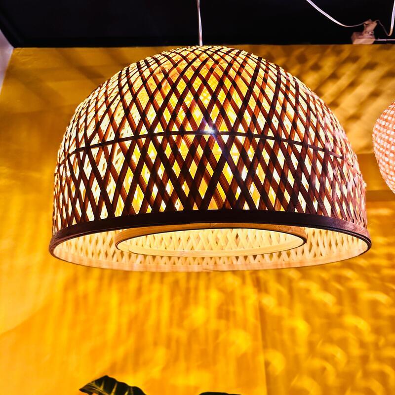 Double layer Bamboo Celling Lamp Shade