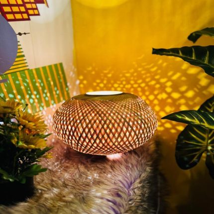 Pumkin Design Bamboo Lamp shade