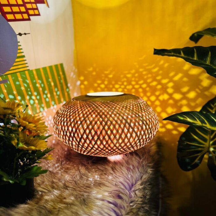 Pumkin Design Bamboo Lamp shade